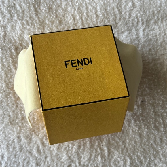 Fendi Gold and Pink Ring - Picture 2 of 3